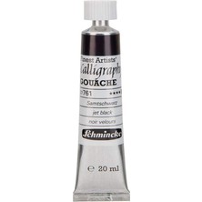 Happy Trend Calligraphy Gouache Artist Guaj Boya 20 ml Tüp 761 Jet Black