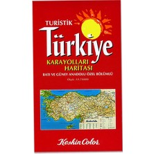 Happy Trend Color Türkiye Karayolları Haritası Türkçe