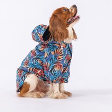 Happy Trend Autumna Polarlı Su Geçirmez Küçük Irk Köpek Yağmurluğu (M)