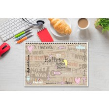 Happy Trend Takvim A4 Ebat 53 Haftalık Planlayıcı Bulletin 21X29,7 cm