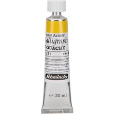 Happy Trend Calligraphy Gouache Artist Guaj Boya 20 ml Tüp 211 Cadmium Yellow Hue Light