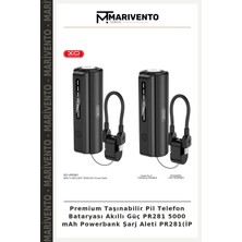 Premium Taşınabilir Pil Telefon Bataryası Akıllı Güç PR281 5000 Mah Powerbank Şarj Aleti PR281(İP