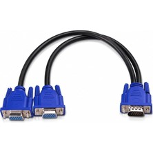 Happy Trend VGA Y Kablo, 2x VGA Çoklayıcı
