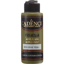 Yarı Mat Akrilik Boya Ceviz Yeşili 120 Ml. 8010