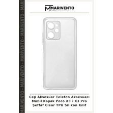Cep Aksesuar Telefon Aksesuarı Mobil Kapak Poco X3 / X3 Pro Şeffaf Clear Tpu Silikon Kılıf