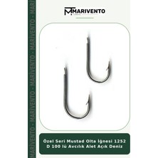 Özel Seri Mustad Olta Iğnesi 1252 D 100 Lü Avcılık Alet Açık Deniz