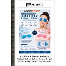 Premium Konforlu Kullanım Kişisel Bakım Sabah Rutini Soğuk Sıcak Kompres Jel Göz Maskesi