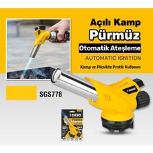 Happy Trend Torch Açılı Kamp Pürmüz Başlığı