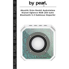 Akustik Ürün Renkli Aydınlatma Kişisel Eğlence Rgb LED Işıklı Bluetooth 5.3 Kablosuz Hoparlör