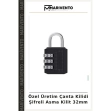 Özel Üretim Çanta Kilidi Şifreli Asma Kilit 32MM