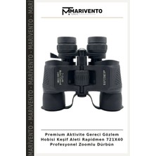 Premium Aktivite Gereci Gözlem Hobisi Keşif Aleti Rapidmen 721X40 Profesyonel Zoomlu Dürbün