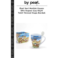 Özel Seri Mutfak Eşyası Ofis Kupası Çay Keyfi Tekli Yöresel Kupa Bardak