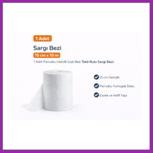 Bezos Sargı Bezi 15 cm x 10 M 1 Adet Pamuklu Hidrofil Gazlı Bez Tekli Rulo Sargı Bezi BEZ10