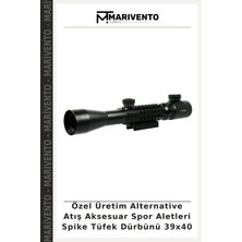 Özel Üretim Alternative Atış Aksesuar Spor Aletleri Spike Tüfek Dürbünü 39X40