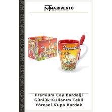 Premium Çay Bardaği Günlük Kullanım Tekli Yöresel Kupa Bardak