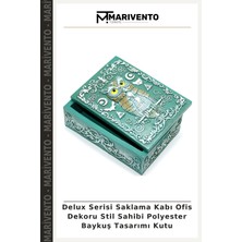 Delux Serisi Saklama Kabı Ofis Dekoru Stil Sahibi Polyester Baykuş Tasarımı Kutu