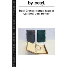 Özel Üretim Notluk Kişisel Çalışma Deri Defter