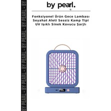 Fonksiyonel Ürün Gece Lambası Seyahat Aleti Sessiz Kamp Tipi Uv Işıklı Sinek Kovucu Şarjlı