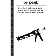 Özel Seri Yalıtım Aracı El Aleti Metal Gövde Soğuk Silikon Tabancası - Manuel