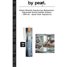 Kolay Montaj Yapıştırma Malzemesi Yapıarket Ürünü Şeffaf Silikon - 300 ml - Ayna Cam Yapıştırıcı