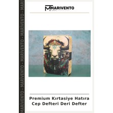 Premium Kırtasiye Hatıra Cep Defteri Deri Defter