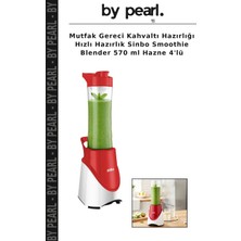 Mutfak Gereci Kahvaltı Hazırlığı Hızlı Hazırlık Sinbo Smoothie Blender 570 ml Hazne 4'lü
