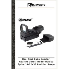 Özel Seri Doğa Sporları Gözlem Gereci Hedef Bulucu Spike 11-22X33 Red Dot Scope