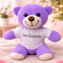 Özel Seri Eğlenceli Süs Romantik Jest Kutlama Hediyesi Seni Seviyorum Tişörtlü Peluş Ayı