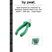 Özel Üretim Ev Tamiratı Iş Atölyesi Teknik Alet 6 Inç Yan Keski - 160 mm - Yeşil Saplı