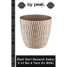 Özel Seri Desenli Saksı 5 Lt No 4 Tarz Ev Bitki