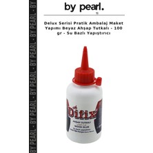 Delux Serisi Pratik Ambalaj Maket Yapımı Beyaz Ahşap Tutkalı - 100 gr - Su Bazlı Yapıştırıcı