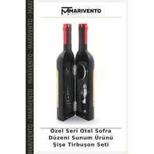 Özel Seri Otel Sofra Düzeni Sunum Ürünü Şişe Tirbuşon Seti