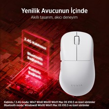 Universal Evnıa Serisi SPK9418 Kablosuz Bluetooth Dual Mod 12000DPI 6 Tuşlu Optik Oyuncu Mouse Siyah