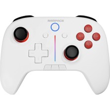 Universal Hydra Beyaz Bt + 2.4 Ghz Pc Gamepad Rgb Joypad