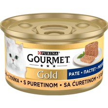 Universal Gold Kıyılmış Hindili Yaş Kedi Maması, Yetişkin, 85 G