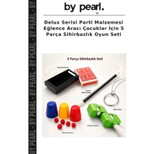 Delux Serisi Parti Malzemesi Eğlence Aracı Çocuklar Için 5 Parça Sihirbazlık Oyun Seti