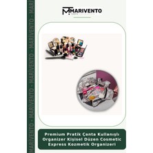 Premium Pratik Çanta Kullanışlı Organizer Kişisel Düzen Cosmetic Express Kozmetik Organizeri