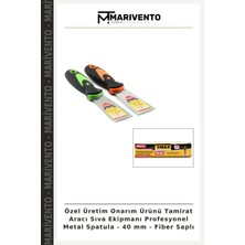 Özel Üretim Onarım Ürünü Tamirat Aracı Sıva Ekipmanı Profesyonel Metal Spatula - 40 mm - Fiber Saplı