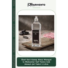 Özel Seri Kamp Ateşi Mangal Iç Mekanlar Saf Temiz Çok Amaçlı Jel Yakıt 1 Litre
