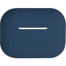 Efnaz Style Apple Airpods 4 (4.nesil)/airpods 5 (5.nesil) Soft Silikon Kılıf - Lacivert