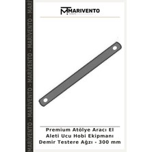Premium Atölye Aracı El Aleti Ucu Hobi Ekipmanı Demir Testere Ağzı - 300 mm