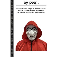 Hatıra Ürünü Değişik Maske Koreli Hırsız Teatral Hahoe Maskesi - Para Heist Maskesi - Dali Maskesi