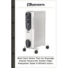 Özel Seri Salon Tipi Isı Kaynağı Enerji Tasarrufu Sinbo Yağlı Radyatör Soba 9 Dilimli Isıtıcı