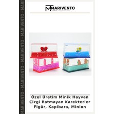 Özel Üretim Minik Hayvan Çizgi Batmayan Karekterler Figür, Kapibara, Minion