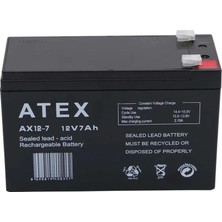 Ersert Ers- Atex AX12-7 12V 7AH Akü