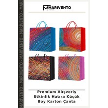 Premium Alışveriş Etkinlik Hatıra Küçük Boy Karton Çanta