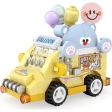 Urfakent LZ-8639 Balon Arabası 160 Parça Block Oyuncak-Mini Poşet
