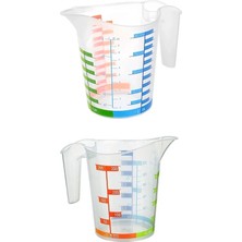 Ersert Ers- Ölçü Kabı Dereceli Renkli 1000 ml + 300 ml Set