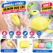 Efnaz Style Yumuşak Silikon Malzemeli Esnek Jel Hazneli Masaj Fonksiyonlu Etkili Banyo Duş Kese Lifi (Adet Fiyatıdır)
