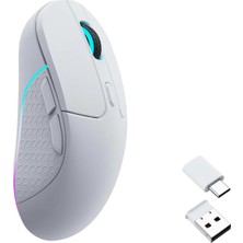 Universal M3 Kablosuz Fare, En Iyi Pixart, 8k / 4K / 1k Kullanma Oranı. 2.4 Ghz, Bluetooth ve USB Kablolu Bağlantı Sadece 79 G (M3-A3)